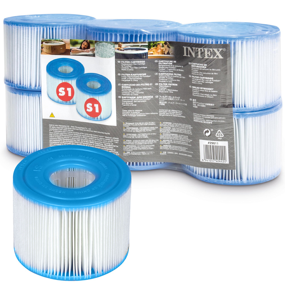 Wkład filtra typu S1 sześciopak INTEX 29011 do Spa 6 szt